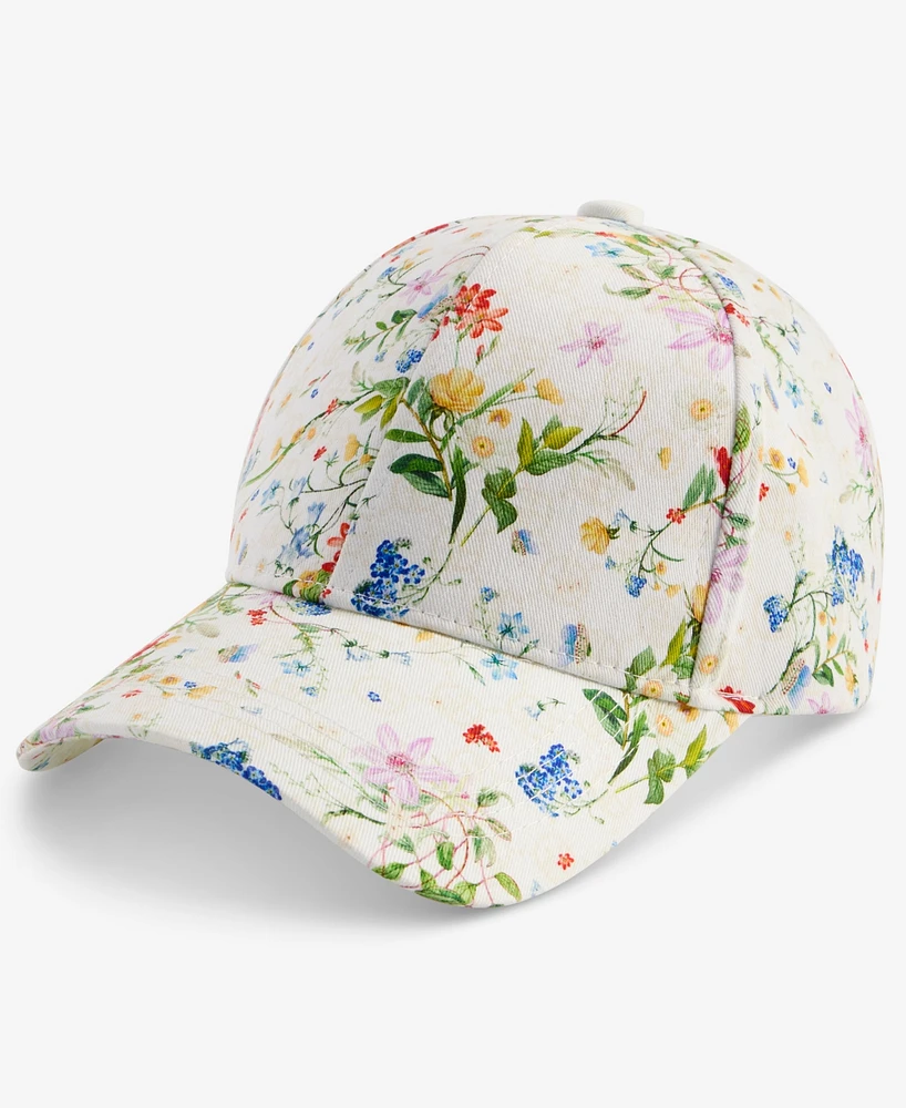 Giani Bernini Floral Logo Printed Baseball Cap