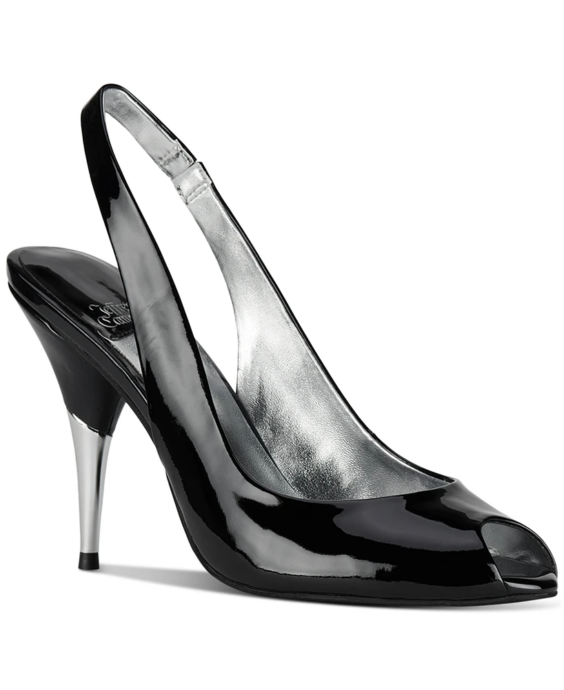 Jeffrey Campbell Charis Peep-Toe Slingback Pumps