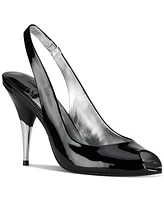 Jeffrey Campbell Charis Peep-Toe Slingback Pumps