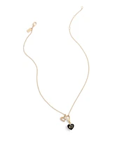Coach Black Collectible Signature C Heart Charms