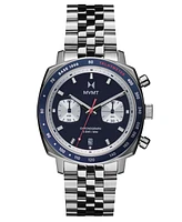 Mvmt Men's Mulholland Racer Silver Tone Stainless Steel Bracelet Watch, 42mm