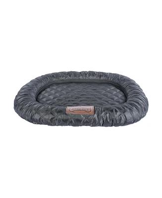 Bone Dry Border Cushion Quilted, Black, Xl-26x39