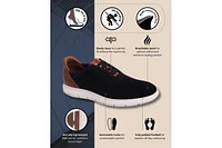 Marc Joseph New York Men's Victory Street Hands-Free Slip On Technology Lightweight Mesh Oxfords