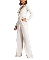 Tadashi Shoji Bates Twist-Front Jumpsuit