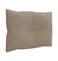 Pallet Cushions 3 pcs Taupe Fabric