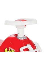 Pilsan Hero Atv Pedalless Ride On Kids Toy w/ Horn for Ages 36 Months & Up, Red