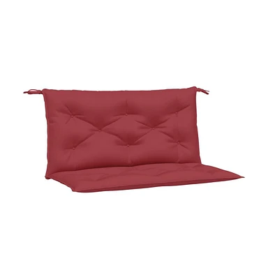 Garden Bench Cushions 2 pcs Wine Red 39.4"x19.7"x2.8" Oxford Fabric