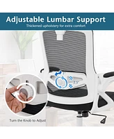 Adjustable Swivel Task Chair Ergonomic Office Chair with Adjustable Lumbar Support