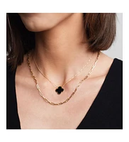 The Lovery Large Paperclip Link Chain Necklace 14K Gold inches