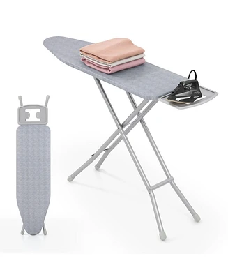 Full Size Ironing Board with Iron Rest and 7-Level Height