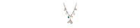 2028 Semi-Precious Horse Bib Necklace