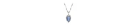 2028 Blue Moonstone Crystal Pendant Necklace