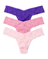 Hanky Panky Women's Signature Lace Low Rise Thong 3 Pack