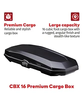 Yakima Cbx 16 Roof Top Cargo Rugged Carrier Box, Fits StreamLine Crossbar, Black