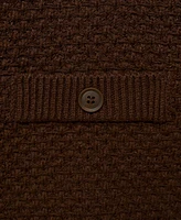 Mango Women's Polo Collar Knitted Sweater