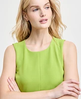 Kasper Women's Sleeveless Multi-Seam Sheath Dress, Regular & Petite