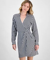Hugo Women's Cotton Striped Collared Sheath Dress