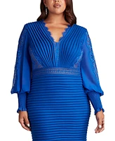Tadashi Shoji Plus Sullivan Bishop Sleeve Dress