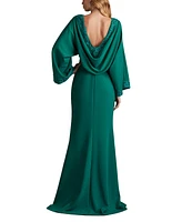 Tadashi Shoji Women's Moline Cowl Back Gown