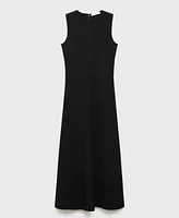 Mango Women's Flared Midi-Dress