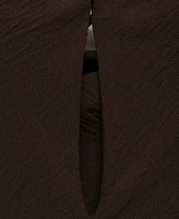 Mango Women's Textured Asymmetrical Dress