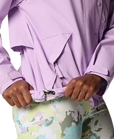 Columbia Women's Pfg Open Water Hooded Rain Jacket