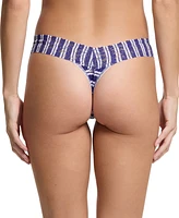 Hanky Panky Women's Printed Signature Lace Low Rise Thong