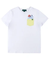 Brooks Brothers Big Boys Fly High Graphic Pocket T-Shirt