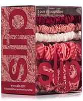 Slip 5-Pc. Pure Silk Assorted Scrunchies Set