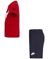 Nike Little Boys 2-Piece Futura T-Shirt and Shorts Set