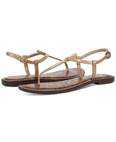Sam Edelman Women's Gigi T-Strap Flat Sandals