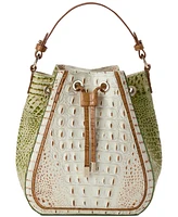 Brahmin Melinda Williamette Leather Bucket Bag