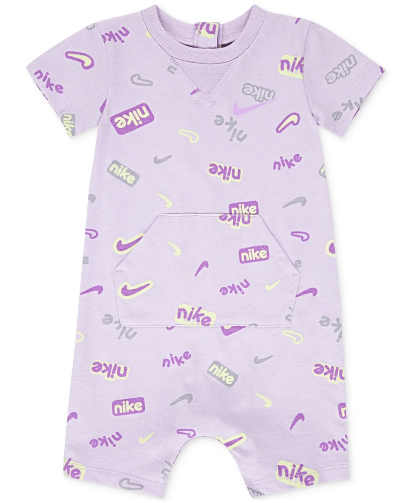 Nike Baby Printed Short Sleeve Coverall