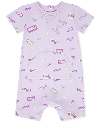 Nike Baby Printed Short Sleeve Coverall