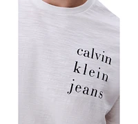 Calvin Klein Men's Classic Short Sleeve Crewneck Logo T-Shirt