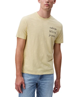Calvin Klein Men's Classic Short Sleeve Crewneck Logo T-Shirt