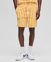 Mode of One Men's Vertical Stripe Terry Shorts, Exclusively at Macy's