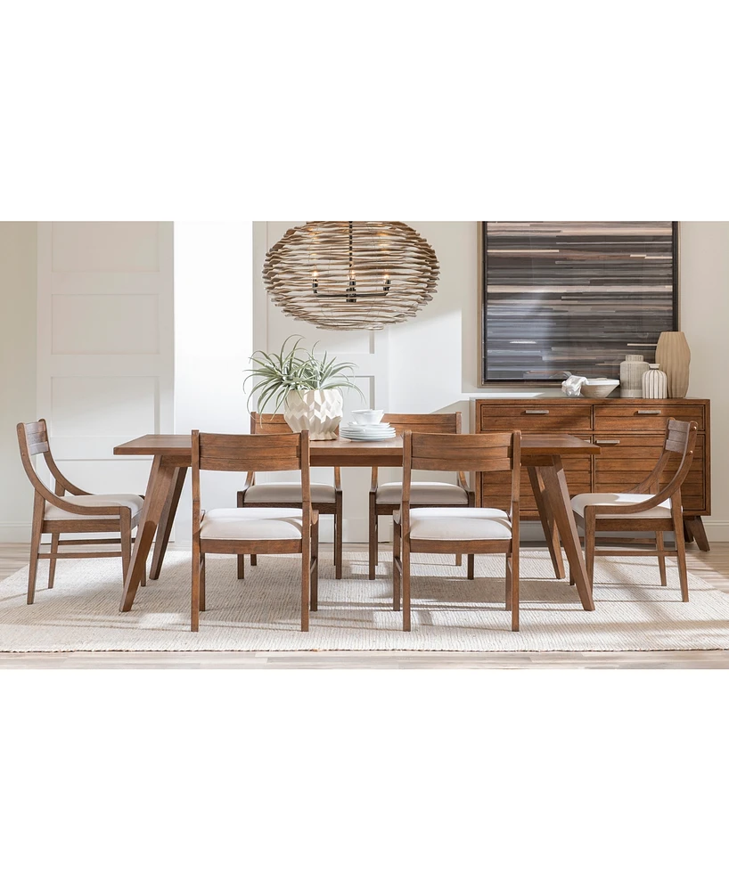 Greystone Ii 7-Pc. Dining Set (Rectangular Table & 6 Chairs)