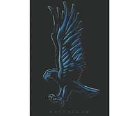 Harry Potter Big & Tall Ravenclaw Two Puff Ink Black Tee-4XL