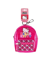 Hello Kitty Clear Pink Backpack Keychain