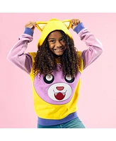 Lanky Box Little Boys LankyBox Foxy Long Sleeve Colorblock Hooded Sweatshirt-4