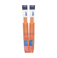 Orange Suit Up Nasa Lanyard with Nasa Logo Keychain