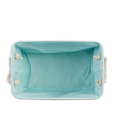 Bone Dry Collapsible Pet Storage Bin with Rope Handles Solid Paw Print