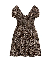 City Chic Plus Shae Print Dress