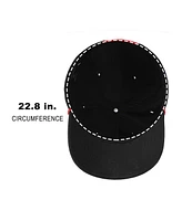 Disney Men's Mickey Mouse Face Black Retro Grandpa Snapback Hat