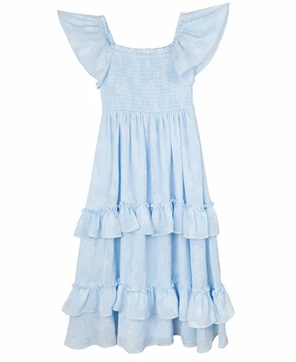 Rare Editions Little and Toddler Girls Floral Chiffon Dress