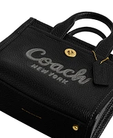 Coach Mini Leather Cargo Tote Bag 20