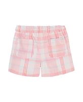 Tommy Hilfiger Big Girls Madras Plaid Shorts