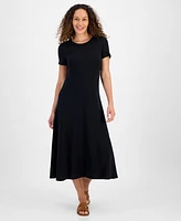 Style & Co Petite T-Shirt Maxi Dress, Exclusively at Macy's