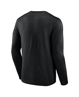 Fanatics Men's Black Philadelphia Eagles Combo Up Two Long Sleeve T-Shirt